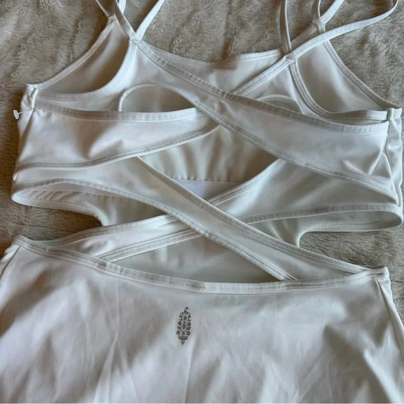 NWOT Free People One More Serve Skortsie Tennis Dress Onesie, M - Picture 8 of 10